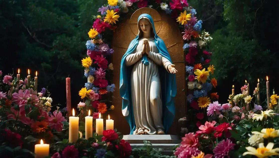 Significado da imagem de Nossa Senhora da Misericórdia Significado da imagem de Nossa Senhora da Misericórdia